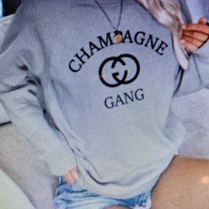 New in sealed packaging Champagne Gang long sleeve